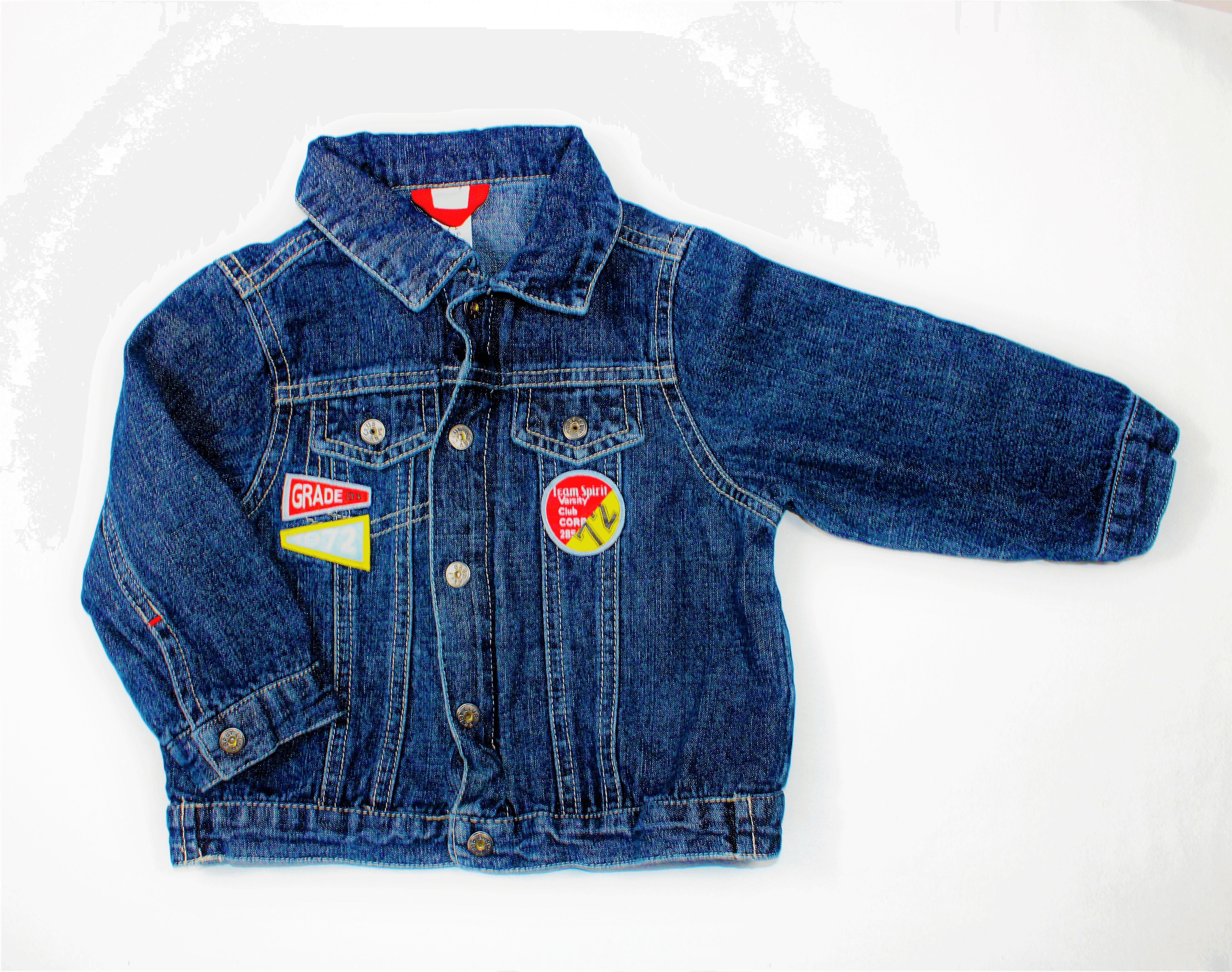 C&A baby spijkerjasje donkerblauw maatje 86
