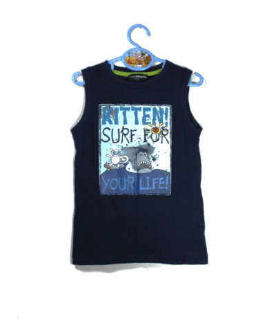 singlet donkerblauw boys maat 116 gioskidzstore