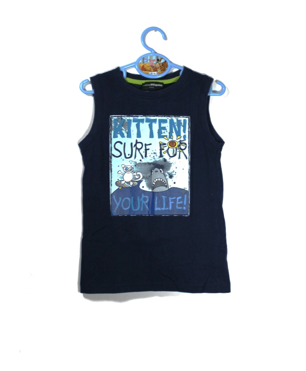 singlet donkerblauw boys maat 116 gioskidzstore