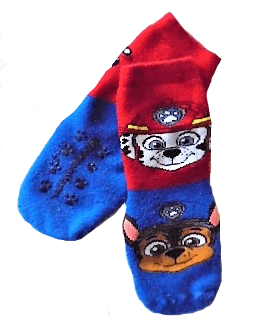 Wintersokken Paw Petrol met anti slip maat 31-34