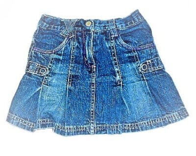 Spijkerrokje blauw maat 116