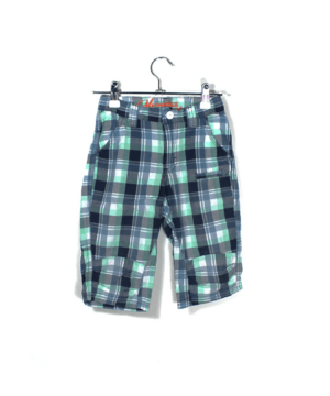 sportieve bermuda met all over ruitjes print maat 116 gioskidzstore