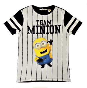 Sportief t-shirt team Minions met Dave maat 122/128