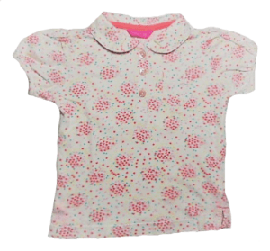 Hema baby shirtje gekleurde sterretjes maatje 74