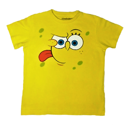 SpongeBob  t-shirt geel maat 122