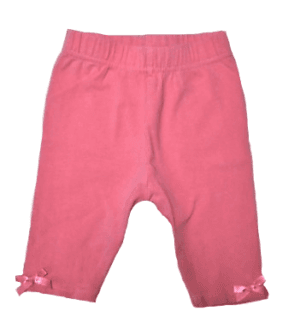 Zeeman baby legging roze met strikje maat 62
