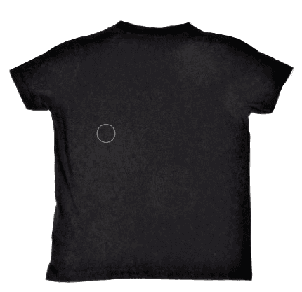 Tweedehands Fortnite t-shirt zwart met Fortnite in witte letters maat 140 - Afbeelding 2