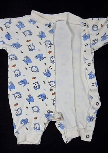 V&D baby boxpakje met blauw koetjes maatje 50/56