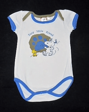 rompertje wit met Snoopy maat 62 gks