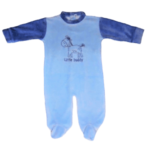 Baby boxpakje blauw met paardje maatje 62