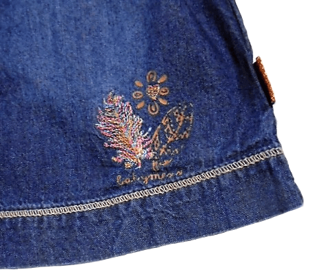 Mexx baby denim jurkje maatje 68 - Afbeelding 3