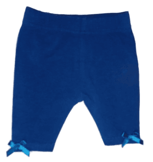 Zeeman baby legging donkerblauw met strikje maatje 56