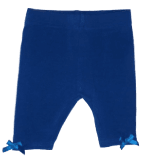 Zeeman baby legging blauw met strikje maatje 62