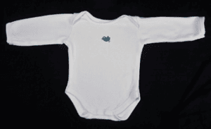 Hema rompertje met blauw en groene vogeltje maatje 50/56