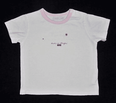 Mexx baby t-shirtje wit maatje 68