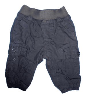Hema baby gevoerd broekje antraciet maatje 56