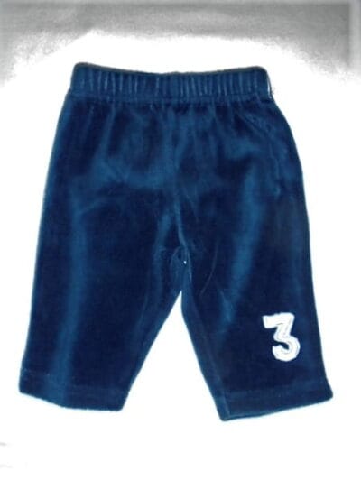 Baby joggingbroekje donkerblauw maatje 56