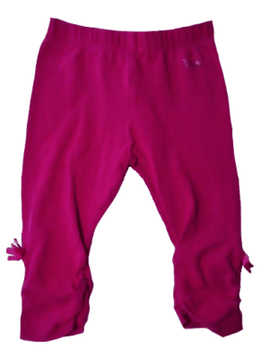 Bakkaboe baby meisje legging donker roze met elastiek en strikje maatje 80