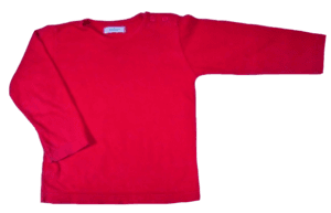 Hema baby meisjes t-shirtje rood maatje 80