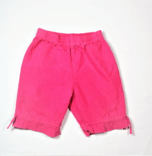 Baby meisje broekje uni roze met koordjes maatje 74