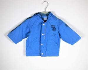 Dirkje baby regenjasje blauw maatje 68