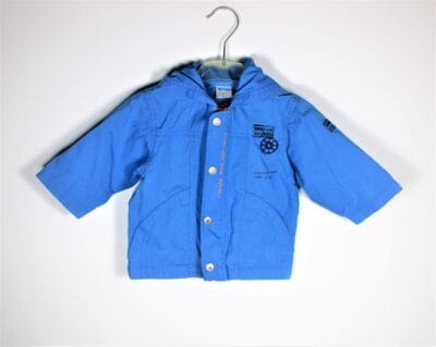 Dirkje baby regenjasje blauw maatje 68