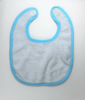 Baby slabbetje badstof wit