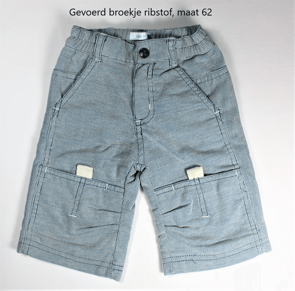 Broekje ribstof gevoerd 2e hands gks