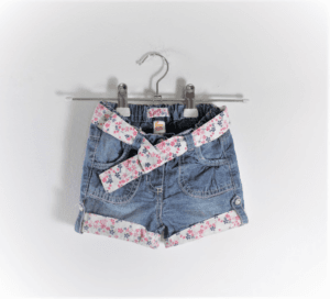 kort spijkerbroekje maatje 80 gks