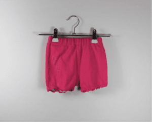 kort broekje donker roze maat 68 gks