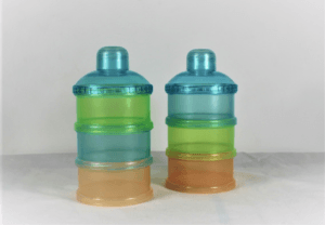 Bewaarbakjes 3 kleurig 6 stuks gks
