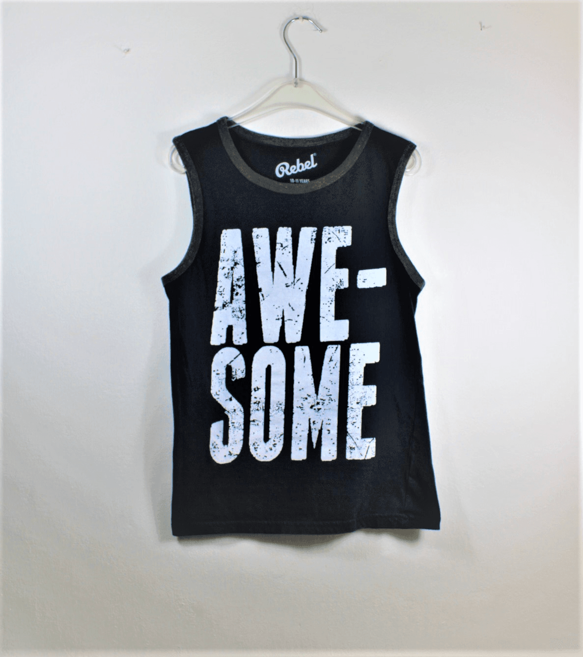 tanktop donkerblauw AWE-SOME maat 140/146 gks