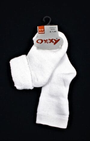 baby wintersokjes wit 6-12 maanden gioskidzstore