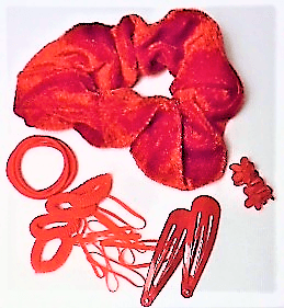 meisje haar accessoires warm rood gioskidzstore