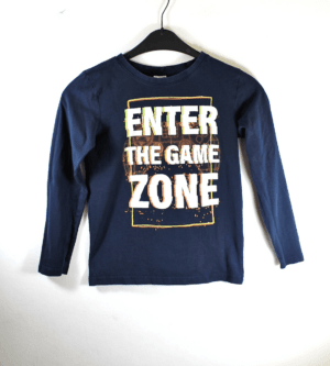 chapter young t shirt donkerblauw met lange mouwen gioskidzstore