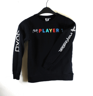 Sweater zwart Playstationmaat 146/152 gioskidzstore