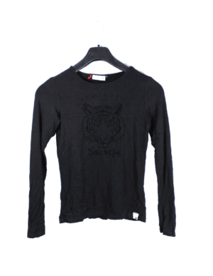 shirt zwart met tijger maat 152 gioskidzstore
