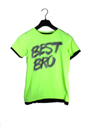 t shirt chapter young neongroen best bro maat 146/152 gioskidzstore
