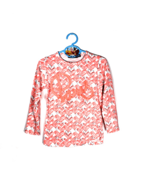Dirkje longsleeve met all over print hartjes maatje 104