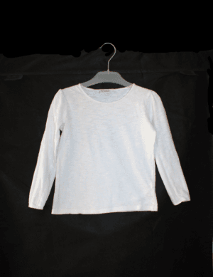 Name it wit gemeleerd shirtje met lange mouwen maat 116