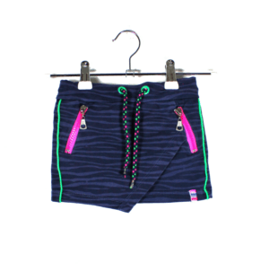 Quapi omslagrokje all over camouflage met roze en groen accenten maatje 98/104