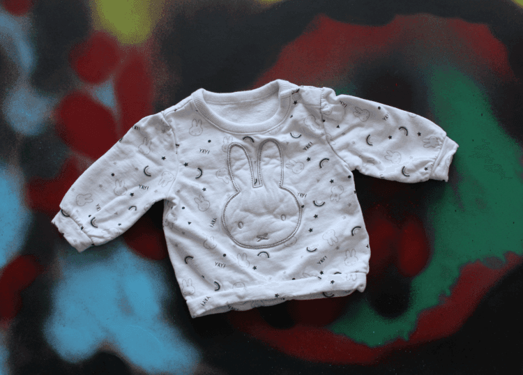 Nijntje winter sweater wit met all over patroon maatje 62