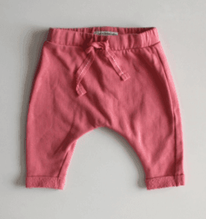 Poco Piano baby joggingbroekje donkerroze maatje 62/68