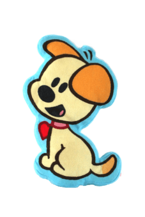 Woezel & Pip vormkussen lichtblauw Pip 37 X 23 X 4 cm