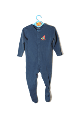 Early days onesie donkerblauw met antislip voetjes maat 86