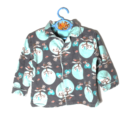 Bambino flanellen pyjama met all over patroon maat 86/92 - Afbeelding 2