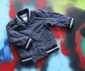Primark /Early days gevoerd bomberjack donkerblauw maat 74