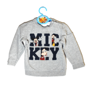 C&A / Disney sweater grijs met Mickey Mouse maat 86