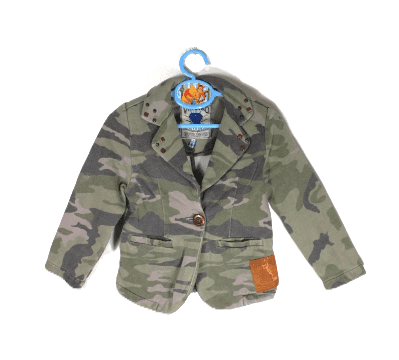 Vingino girls blazer camouflage groen maatje 92