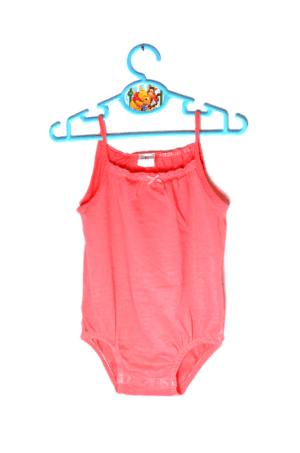 H&M zomer rompertje zalmroze met spaghettibandjes maatje 86